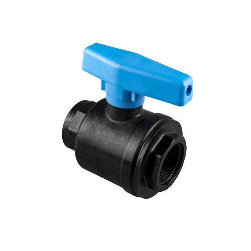 VALVOLA A SFERA FF IN PP PN10 CON SFERA IN ABS Misura: 1"1/2