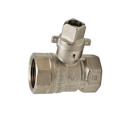 VALVOLA A SFERA FF QUADRO PIOMBABILE Misura: 3/4" DN 20 PN 25
