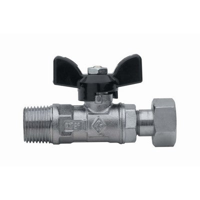 VALVOLA A SFERA FILETTATURA MASCHIO CON GIRELLO Misura: 1/2" x 3/4" PN 30