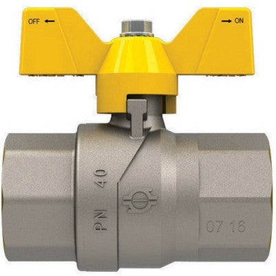 VALVOLA A SFERA GAS CON FARFALLA FUTURGAS FF Misura: 1" DN 25