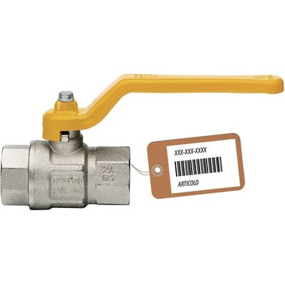 VALVOLA A SFERA GAS CON LEVA LUNGA MOD.LONDON F-BRICO Misura: 3/4" DN 20