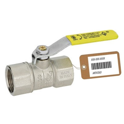 VALVOLA A SFERA GAS FF CON LEVA LUNGA MOD. DAKOTA F-BRICO Misura: 3/4" DN 15