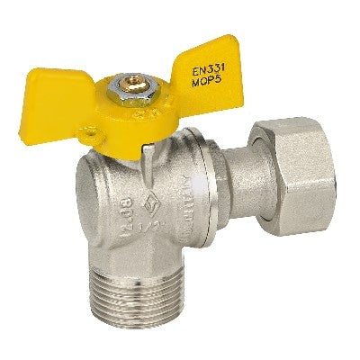 VALVOLA A SFERA GAS MASCHIO / DADO MOBILE Misura: 3/4" x 3/4" DN 15