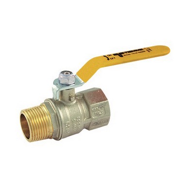 VALVOLA A SFERA GAS MF CON LEVA PIATTA Misura: 1"1/4 DN 30