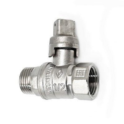 VALVOLA A SFERA MASCHIO/FEMMINA QUADRO PIOMBABILE Misura: 1/2" DN 15 PN 40
