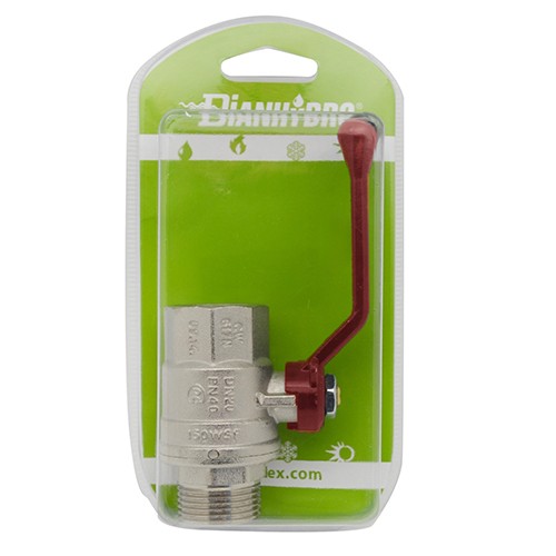 VALVOLA A SFERA MF CON LEVA BLISTER Misura: 3/4 DN 20 PN 40