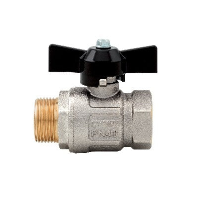 VALVOLA A SFERA MF IDEAL PASSAGGIO TOTALE Misura: 3/8 DN10 50bar/725psi farf.ner
