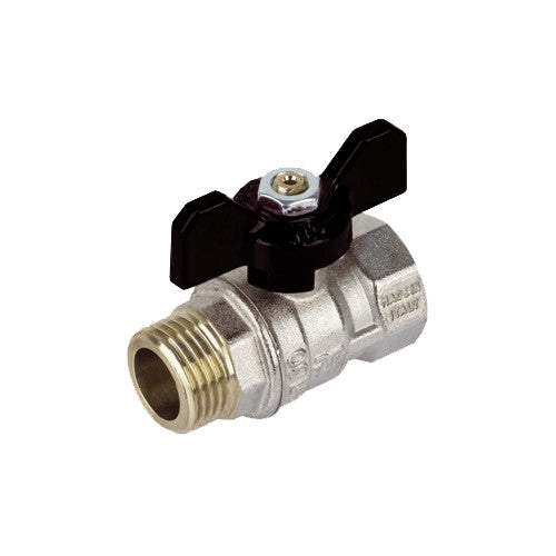 VALVOLA A SFERA MF MISTRAL PASSAGGIO STANDARD CON FARFALLA Misura: 3/4" DN 18 PN 30