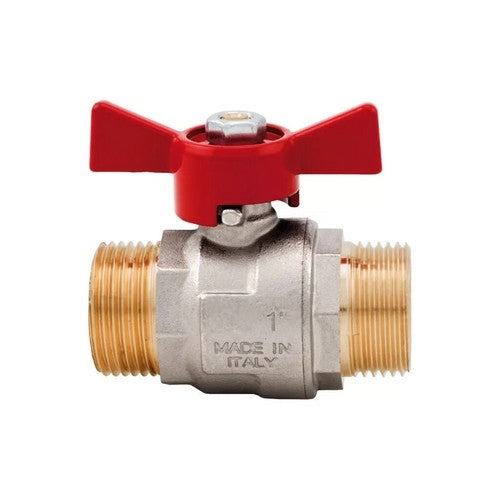 VALVOLA A SFERA PASSAGGIO TOTALE CON FARFALLA MM Misura: 1/2 DN 15 40 bar/580psi
