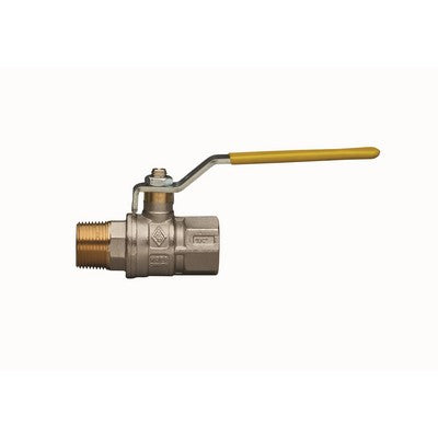 VALVOLA A SFERA PER GAS A PASSAGGIO TOTALE FIL. MF CON LEVA IN ACCIAIO Misura: 1" DN 25