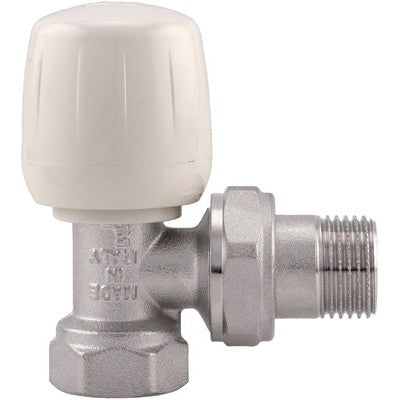 VALVOLA AD ANGOLO MANUALE PER RADIATORI E VENTILCONVETTORI Misura: 3/4"