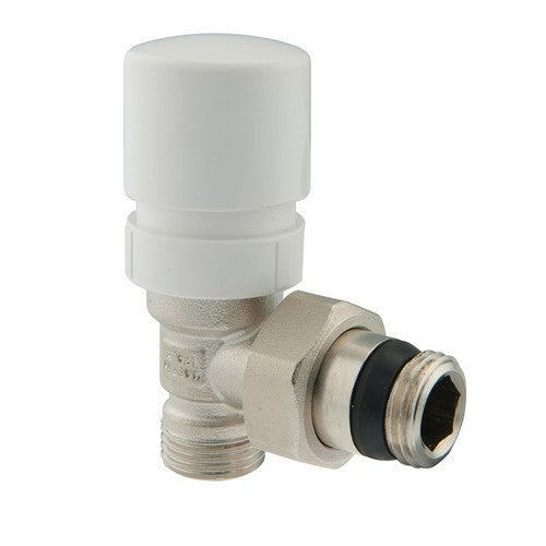 VALVOLA AD ANGOLO TERMOSTATIZZABILE CON PREREGOLAZIONE VATS GC Misura: 1/2" - 1/2x16