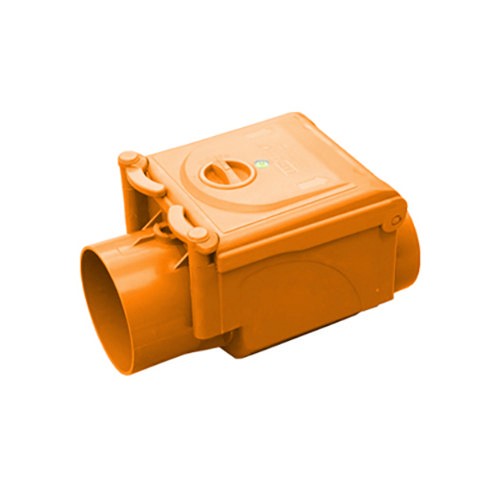 VALVOLA ANTIRIFLUSSO IN PVC ARANCIO MF Misura: Diam. 160