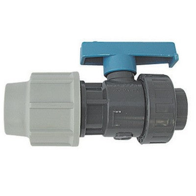 VALVOLA CON UN ATT. A COMPRESSIONE E UNO FILETTATO F.PLASSON Misura: 2" x 63