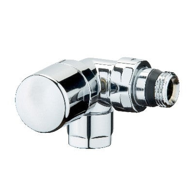 VALVOLA D'ARREDO AD ANGOLO DX TERMOSTATIZZABILE CROMO-LUCIDO Misura: 3/8"