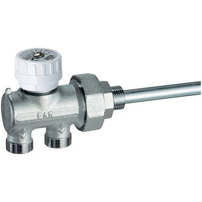 VALVOLA MONOSTILE MANUALE CROMATA (FAR) Misura: 3/4" X 18