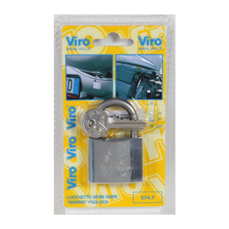 VIRO BL 573 LUCCHETTO MARE ARCO 30MM OTTONE