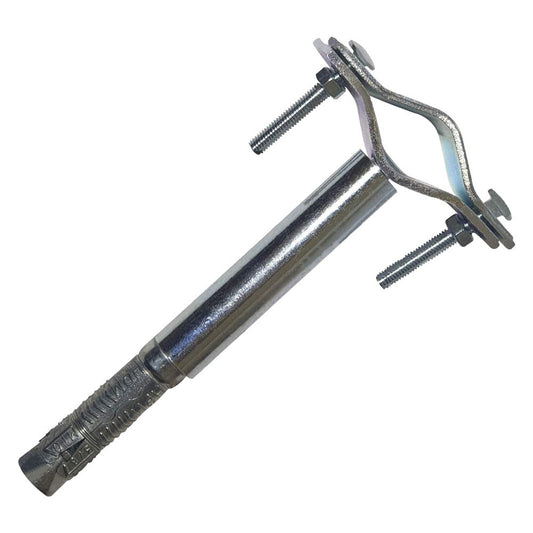 ZANCA AD ESPANSIONE PER PALO ANTENNA cm 26 - ancoraggio 30 > 60 mm (pesante)