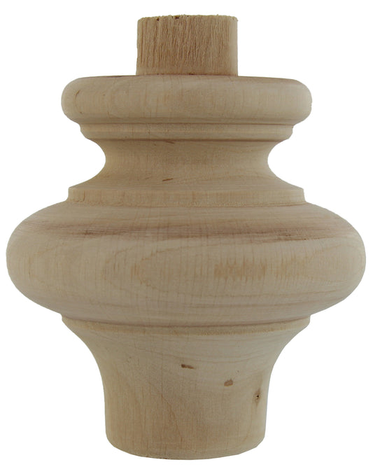 PIEDE LEGNO ONTANO ART.53014 MM.80x80