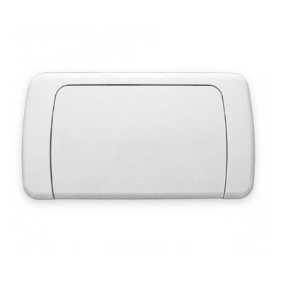 PLACCA PER CASSETTA IDROBOX MONO BIANCO                               