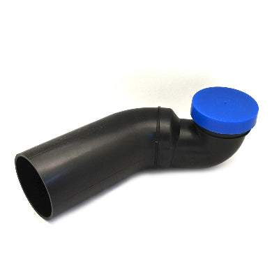 CURVA WC ORIZZONTALE CON OR E TAPPO                                   
