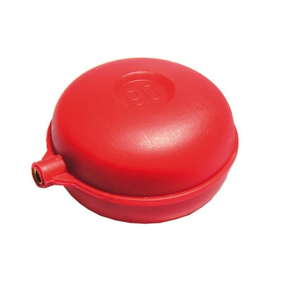 SFERA PIATTA DN 90 x 50 ALTA TEMPERATURA ROSSA