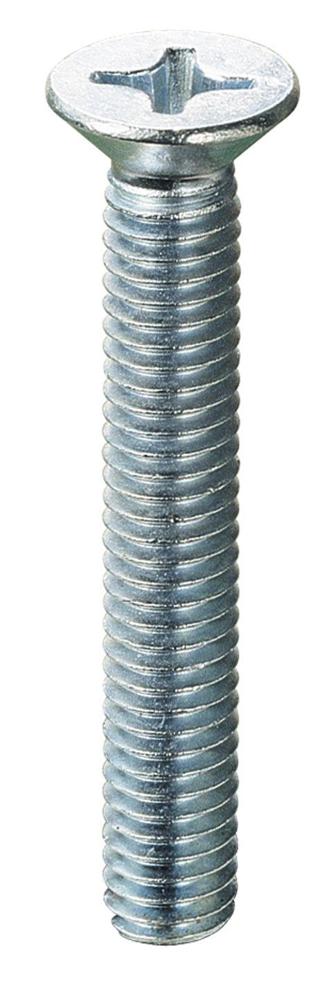 VITI A METALLO TESTA PIANA 8X 50 ZINC.