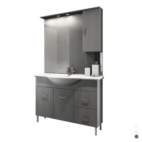 MOBILE BAGNO VENICE CM 105 CON LAVABO E SPECCHIO                      