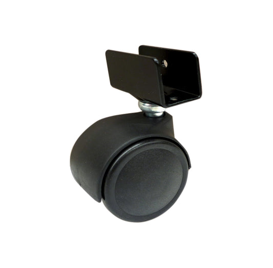 RUOTA NYLON GEMELLARE PIASTRA U/16 MM.40*