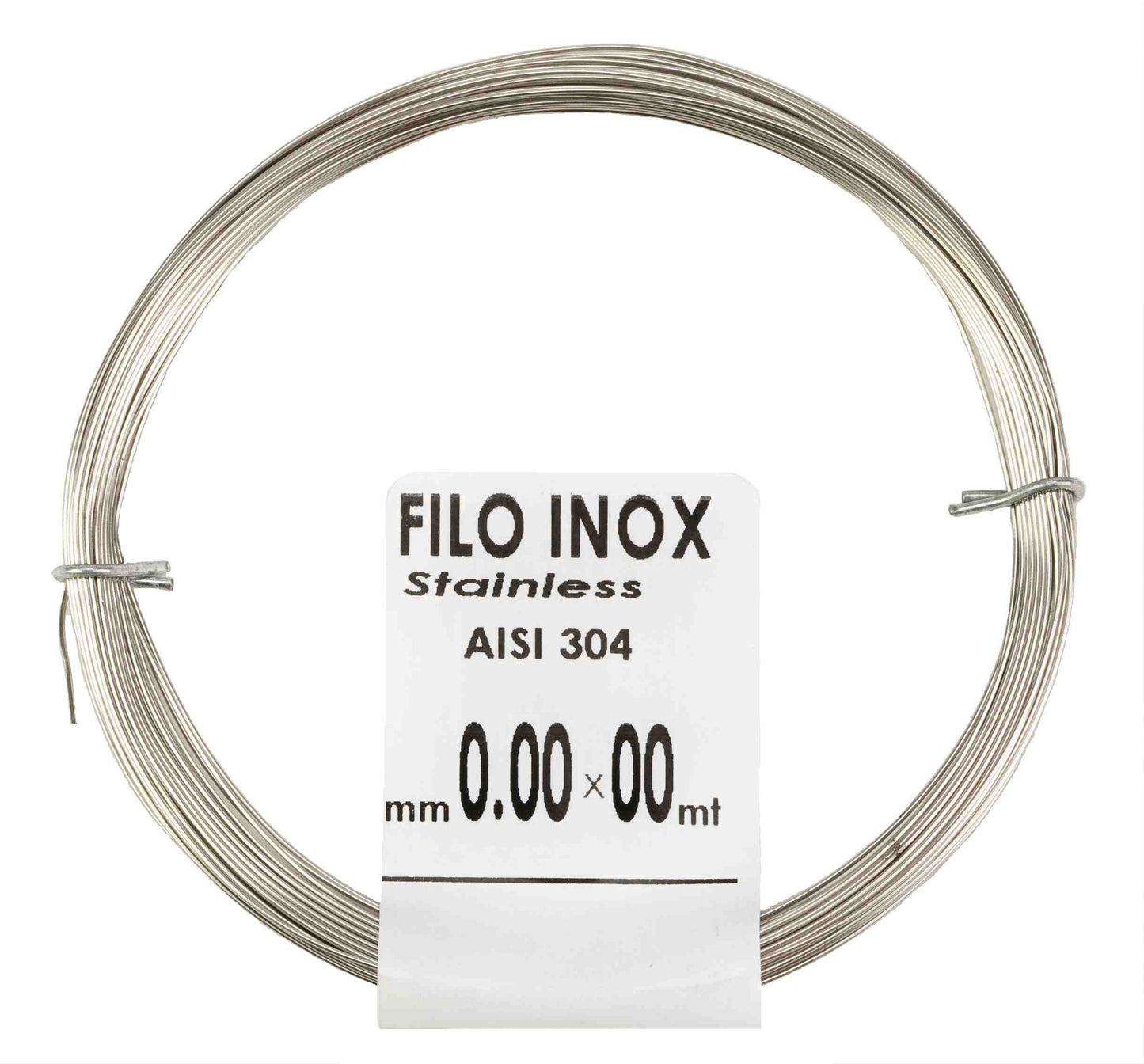 MATASSINA FILO ACCIAIO INOX MM.0,8X10MT.