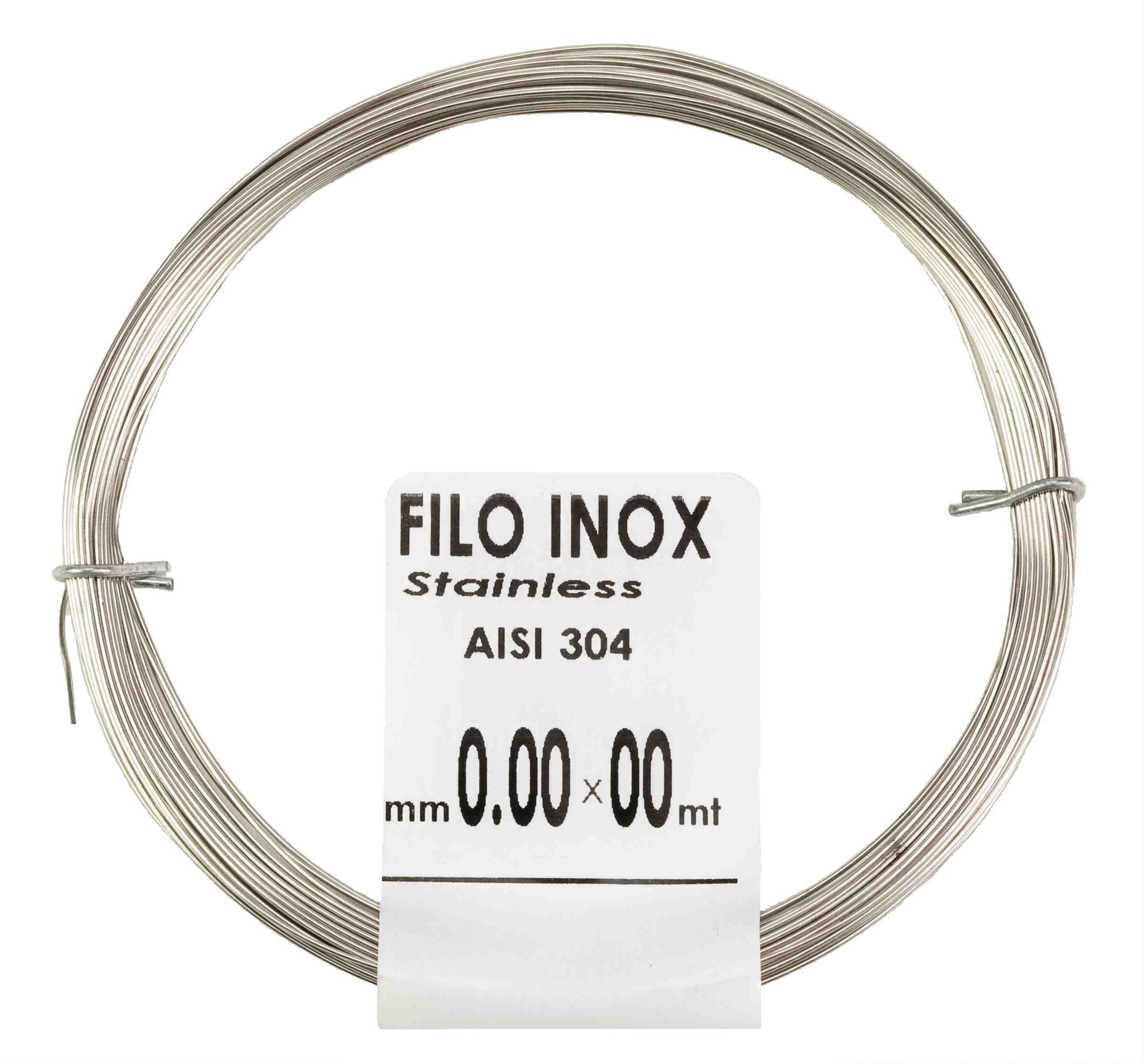 MATASSINA FILO ACCIAIO INOX MM.1,0X6MT.