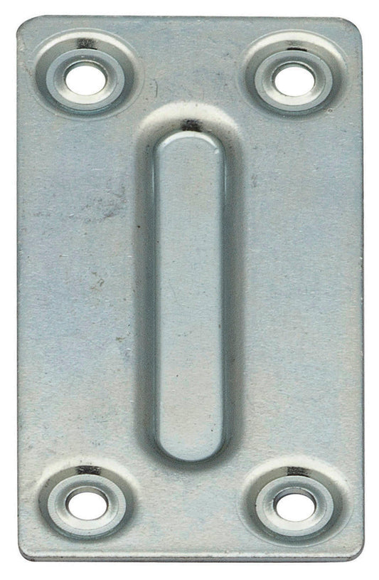 PIASTRINA RETTANGOLARE ZINCATA CM.3,5X7