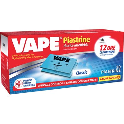 PIASTRINA ZANZARE VAPE MAT