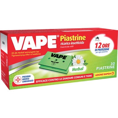 PIASTRINA HERBAL ZANZARE VAPE MAT