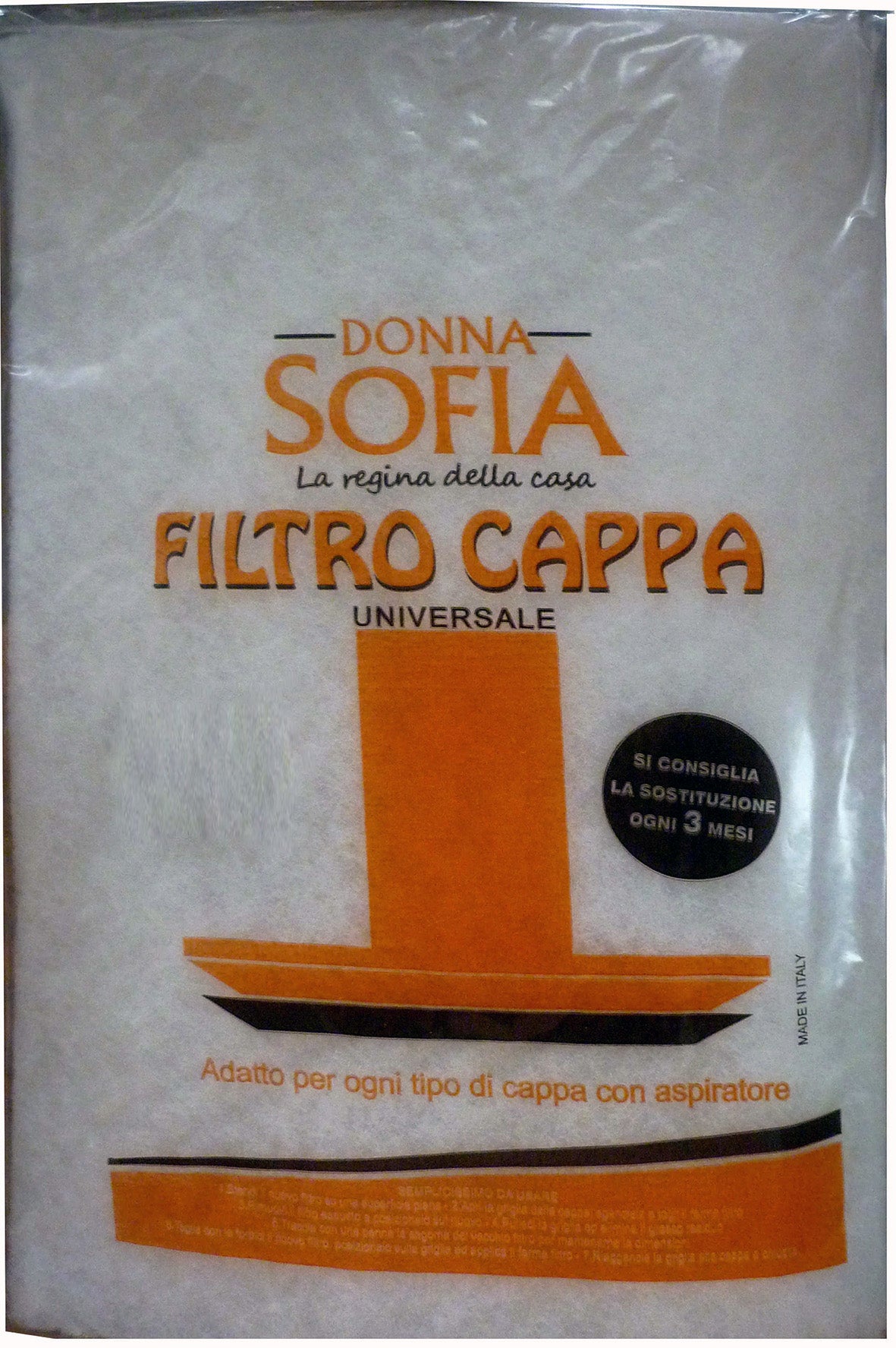 FILTRO CAPPA DONNA SOFIA CM.80X40