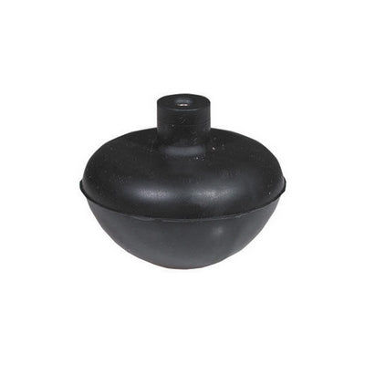 SFERA IN GOMMA CON NOTTOLINO IN OTTONE INCORPORATO