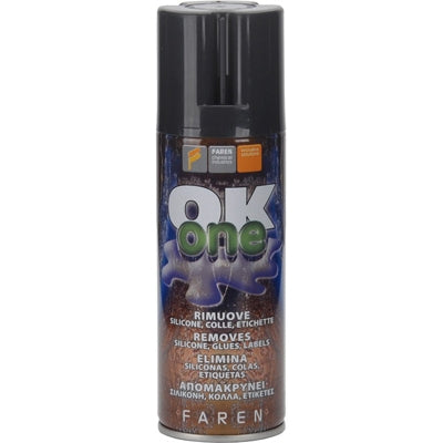 SPRAY RIMUOVI SILICONE E COLLE "OK ONE" 200 ML                        