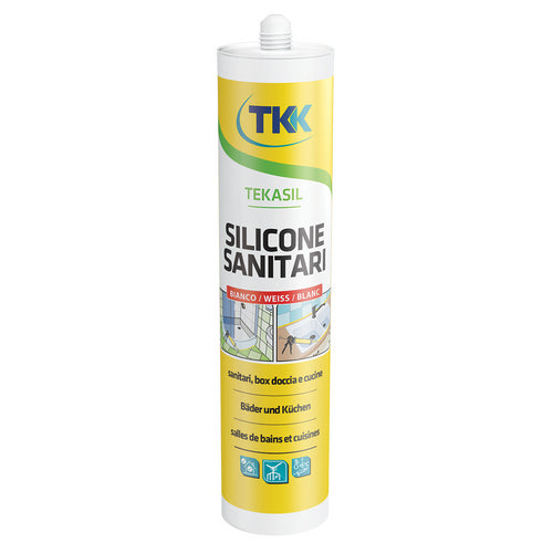 SILICONE ACETICO ANTIMUFFA PER SANITARI                               