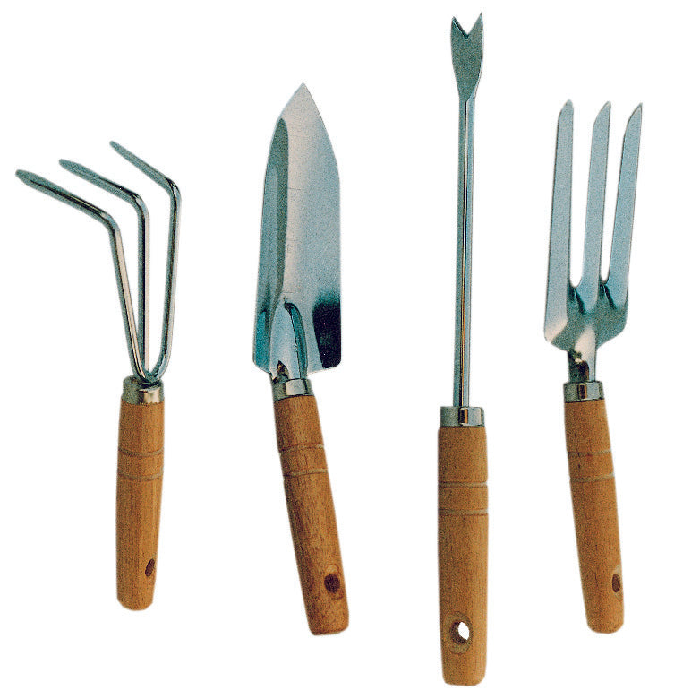 SET 4 ATTREZZINI DA GIARDINO M/LEGNO IMP19660