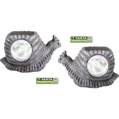 LAMPADA LED SOLARE LUMACA DOMUS KIT PEZZI 2