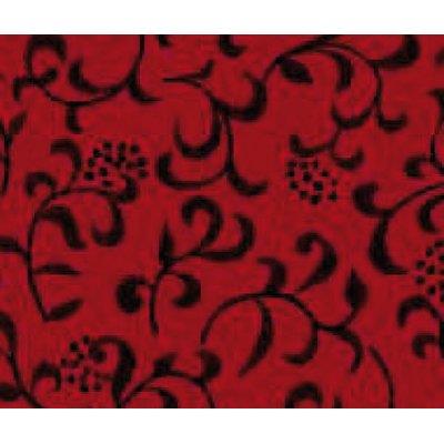 PLASTICA ADESIVA SONIA NERO ROSSO 0032 ALKOR