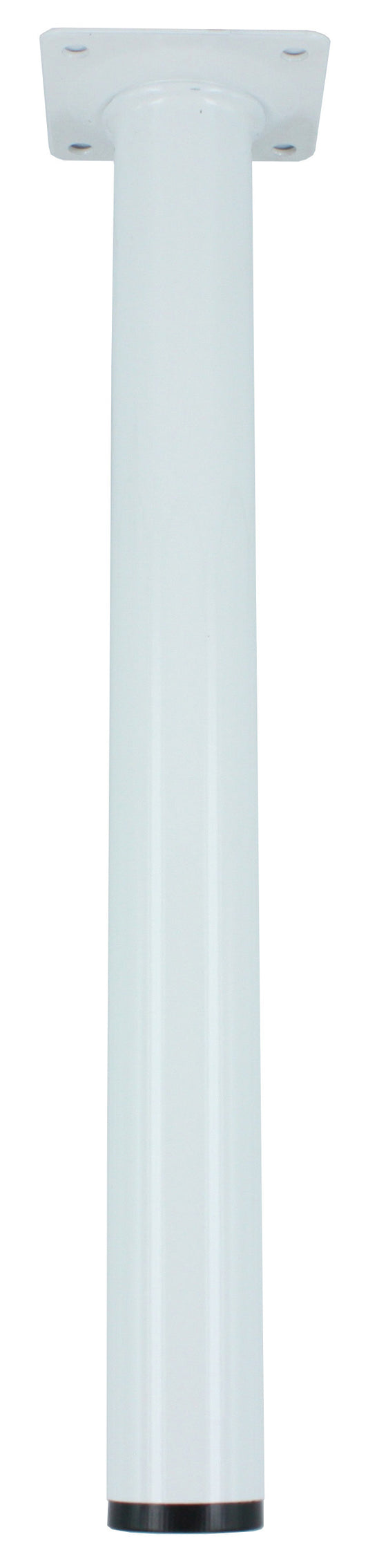 PIEDINO ACCIAIO DIAM. 30 CM.80 COL. BIANCO