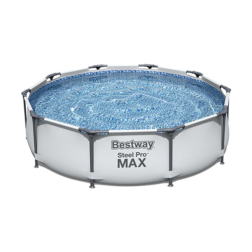 PISCINA FUORI TERRA ROTONDA STEEL PRO MAX CON POMPA FILTRO            