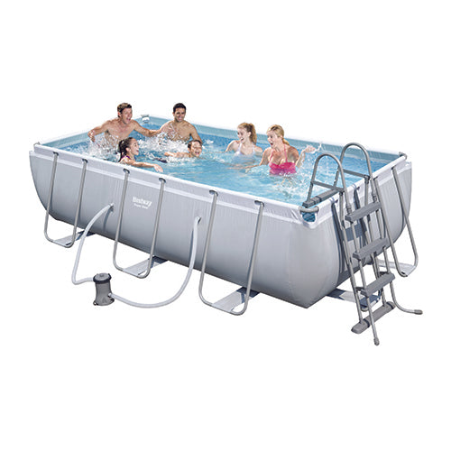 PISCINA POWER STEEL FRAME FUORI TERRA RETTANGOLARE                    