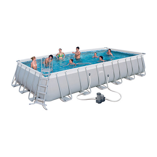 PISCINA POWER STEEL FRAME FUORI TERRA RETTANGOLARE                    