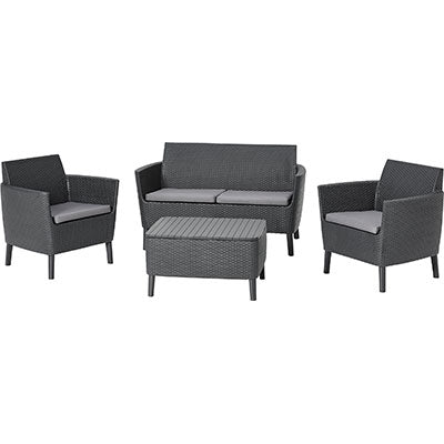 SET RATTAN SALEMO LOUNGE KETER