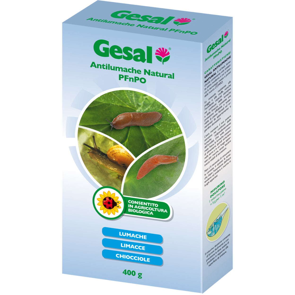 LUMACHICIDA NATURAL 400GR.