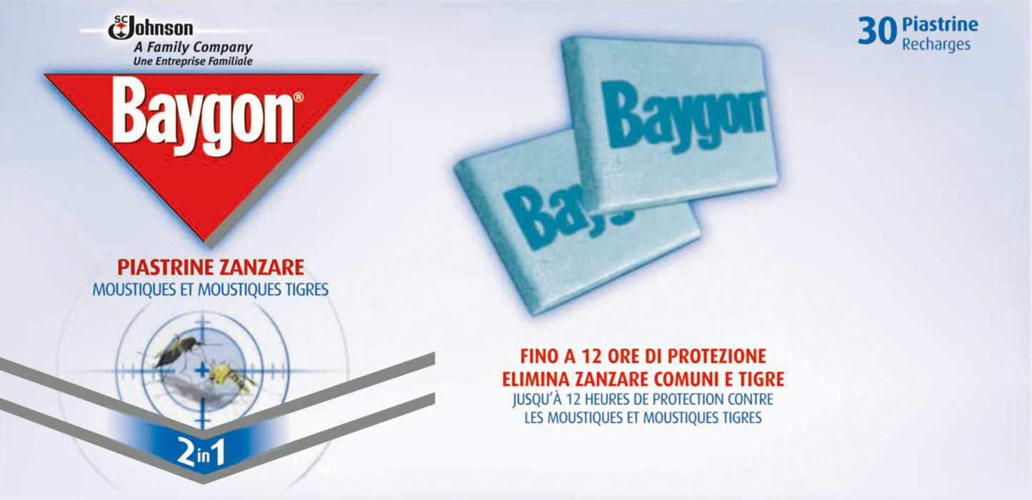 BAYGON PIASTRINE RICAMBIO PZ.30 X ELETTROEM.