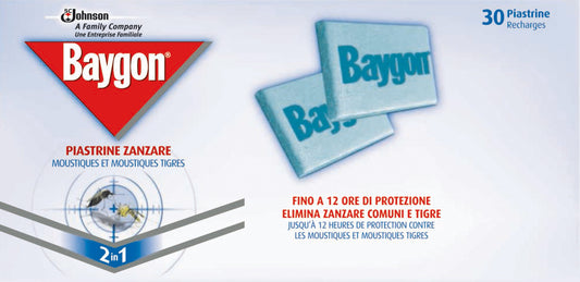 BAYGON PIASTRINE RICAMBIO PZ.30 X ELETTROEM.