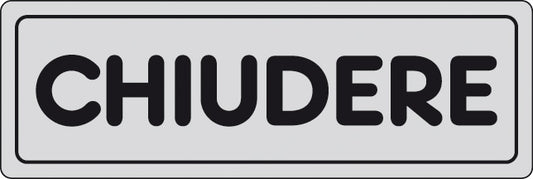 ETIC. ADES. 150X50 CHIUDERE